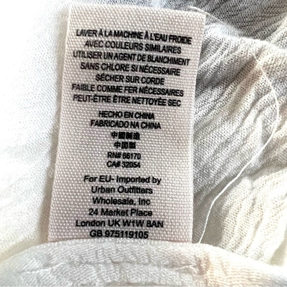 FREE PEOPLE Tell Tale Heart White Lace Tunic Dress Skater Swing Size Medium Boho - Picture 13 of 14